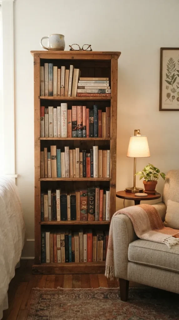bookshelf ideas for bedroom