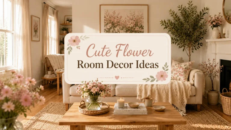 10 Cute Flower Room Decor Ideas For Every Room