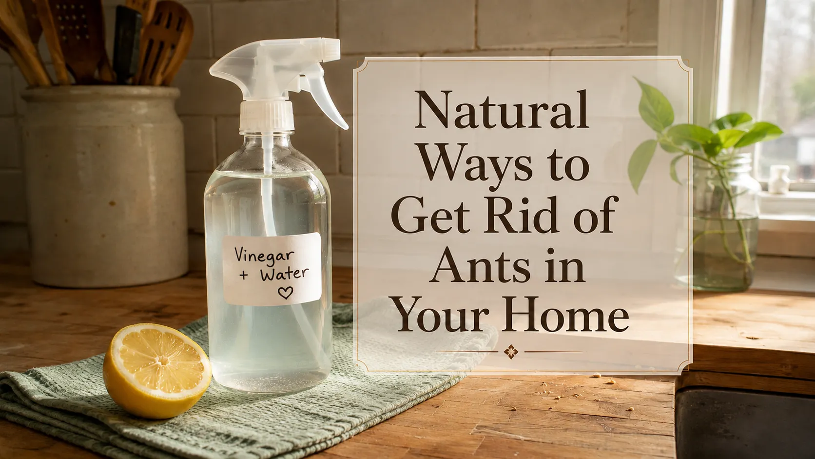 get rid of ants naturally