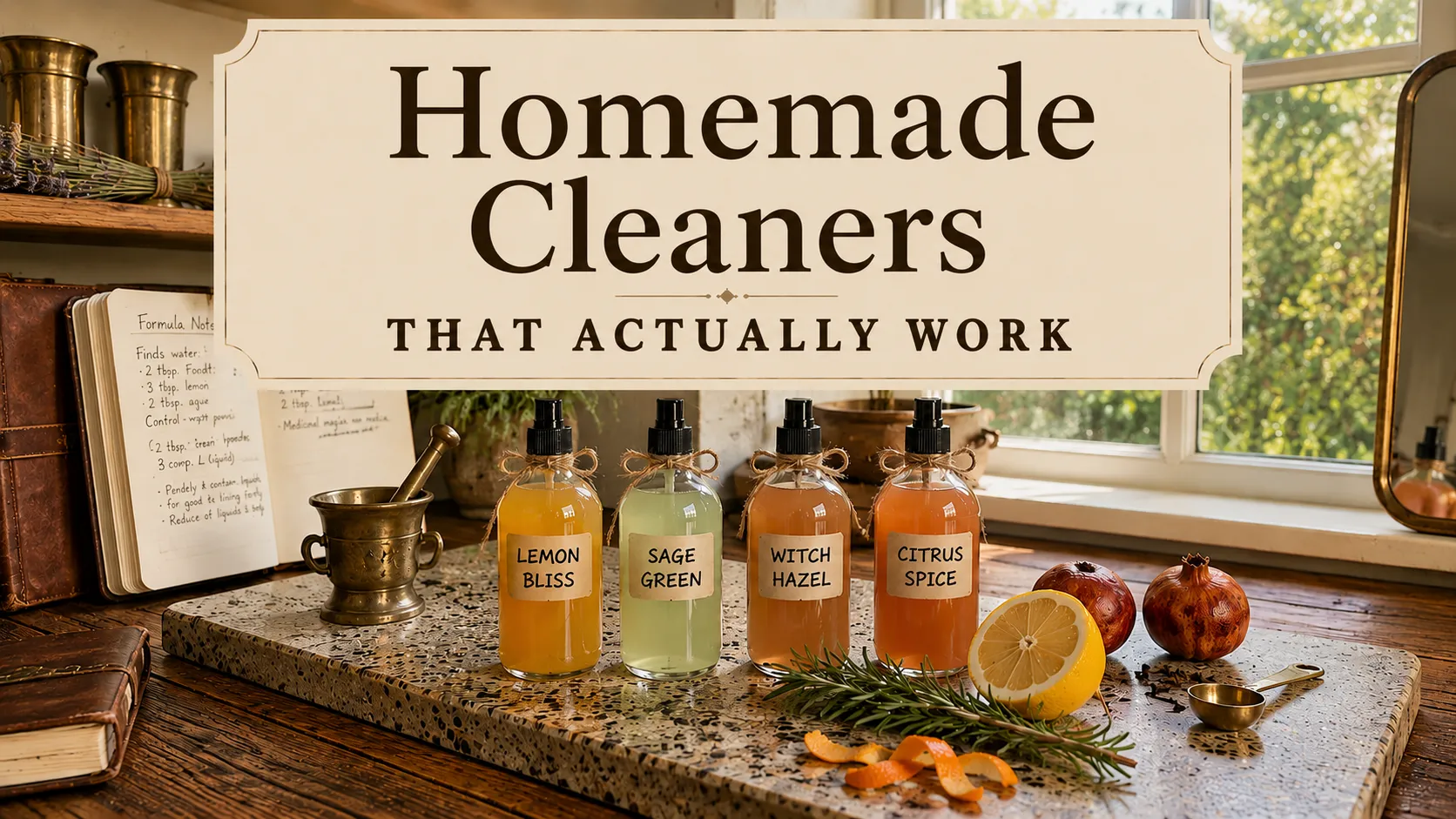 Homemade Cleaning Solutions