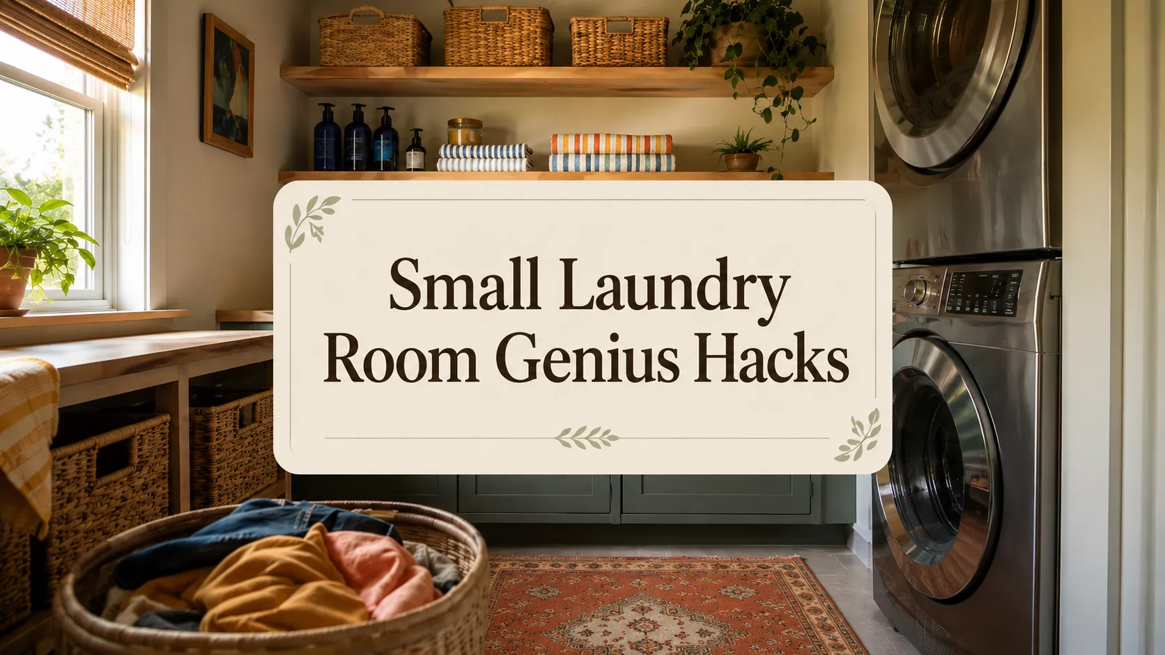 Laundry Room Organization