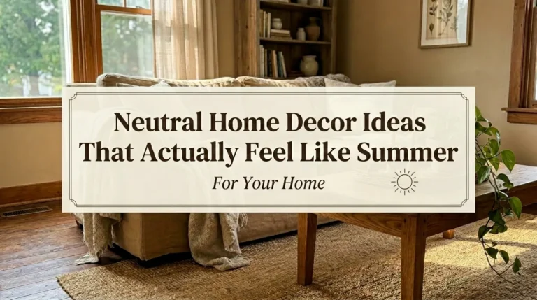 neutral home decor ideas