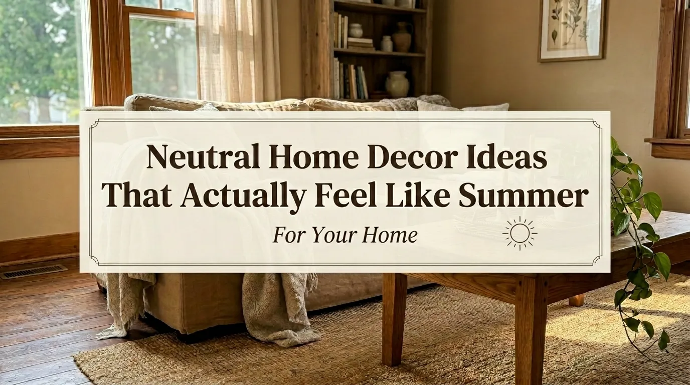 neutral home decor ideas