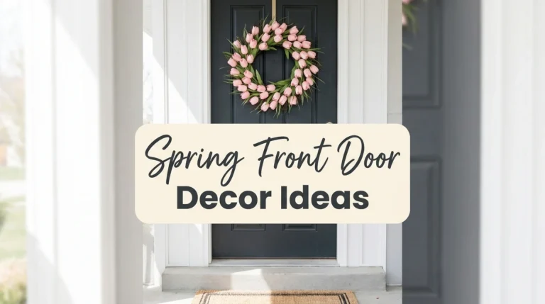 20 Easy Spring Front Door Decor Ideas That Actually Look Good