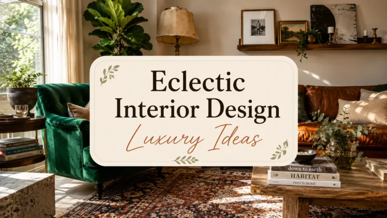 Eclectic Interior Design luxury