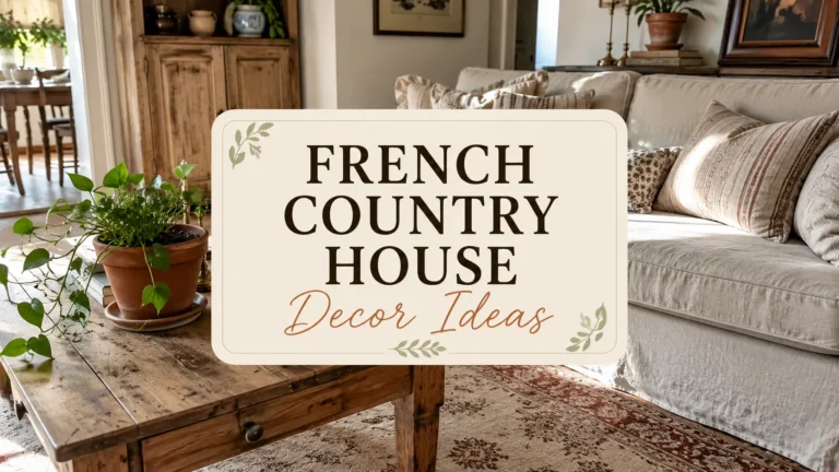 Dreamy French Country House Decor Ideas