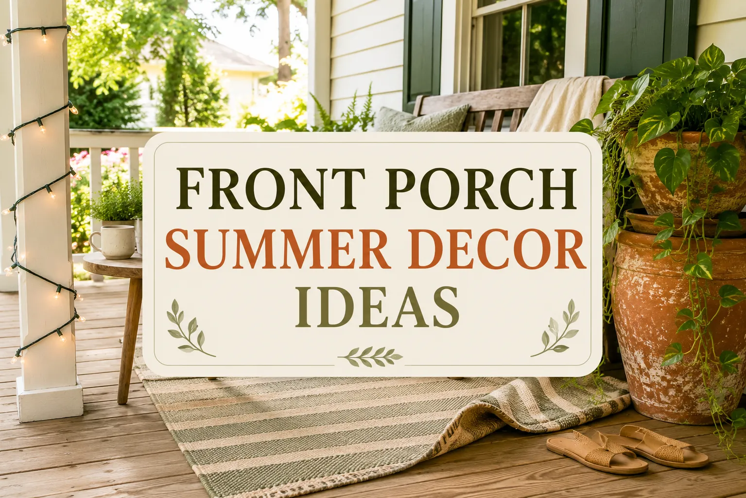 10 Fresh Front Porch Summer Decor Ideas Worth Trying