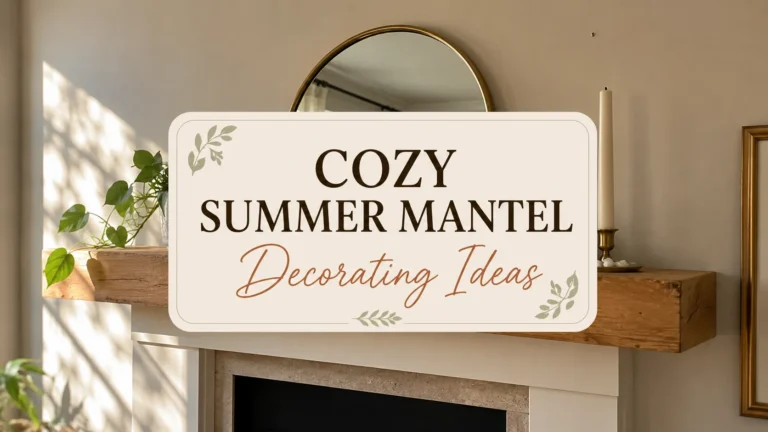 10 Genius Summer Mantel Decorating Ideas Worth Trying