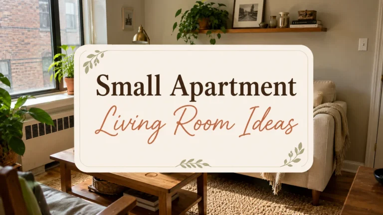 Cozy Small Apartment Living Room Ideas