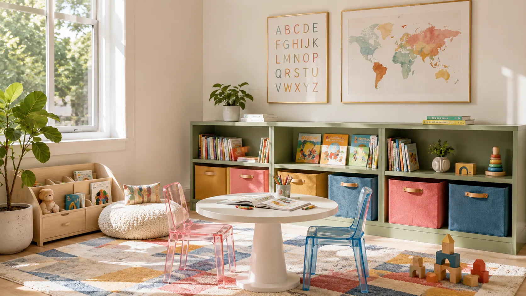 Kids Learning Corner at Home