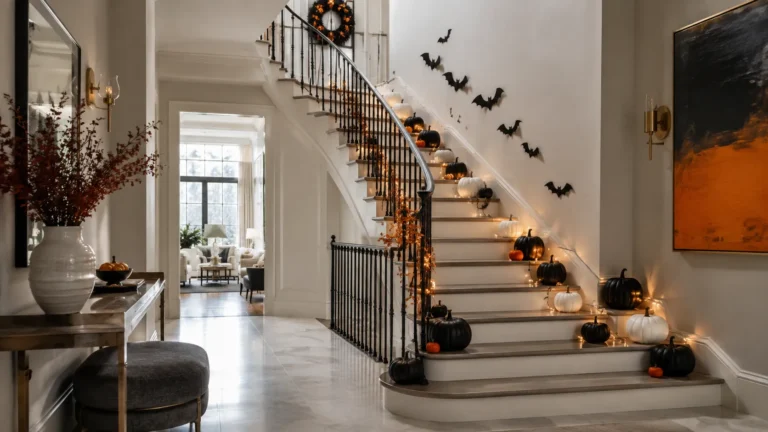 11 Halloween Staircase Ideas That Actually Look Good