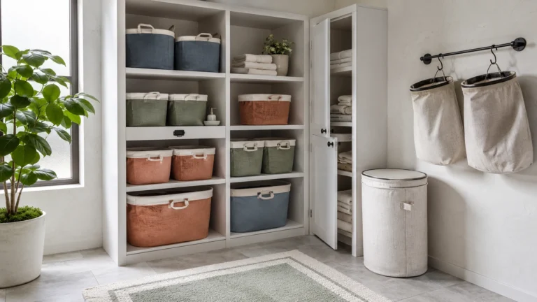 Laundry Basket Storage Ideas