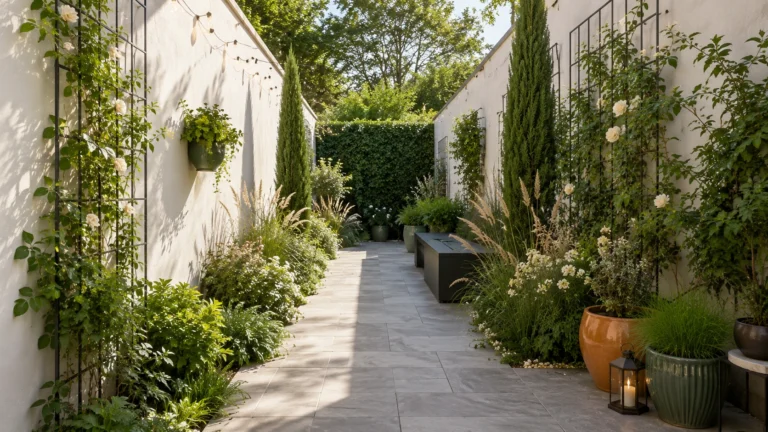 Narrow Garden Designs