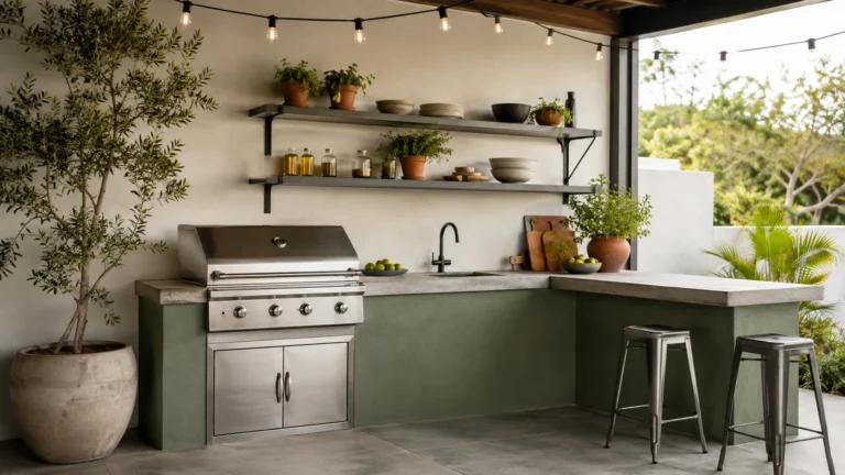 outdoor kitchen ideas simple