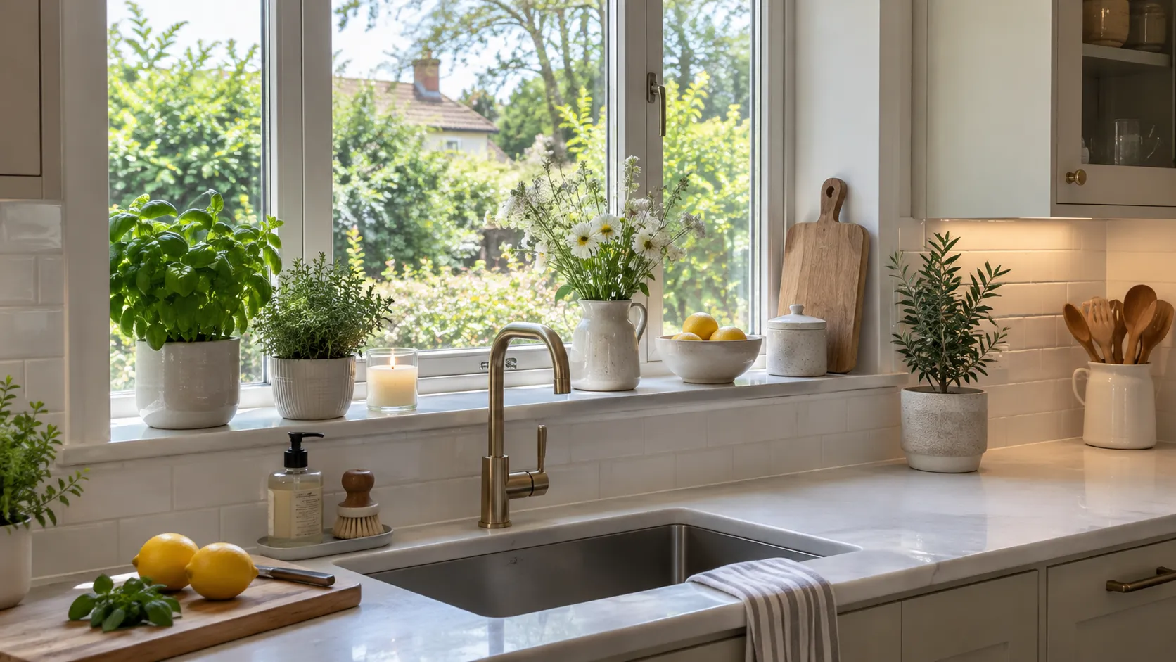 Ideas for Kitchen Window Sills That Feel Fresh and Usable