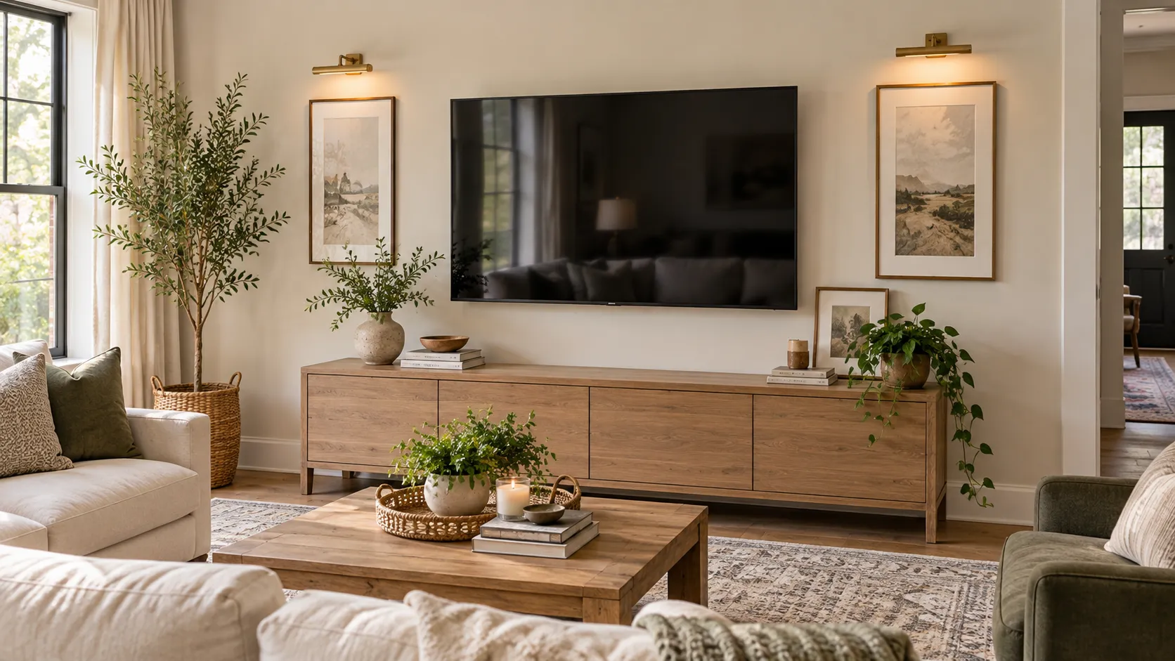 How To Decorate Around A TV