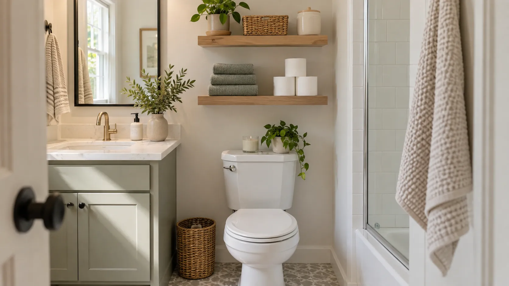 Clever Back Of Toilet Ideas for Storage and Simple Style
