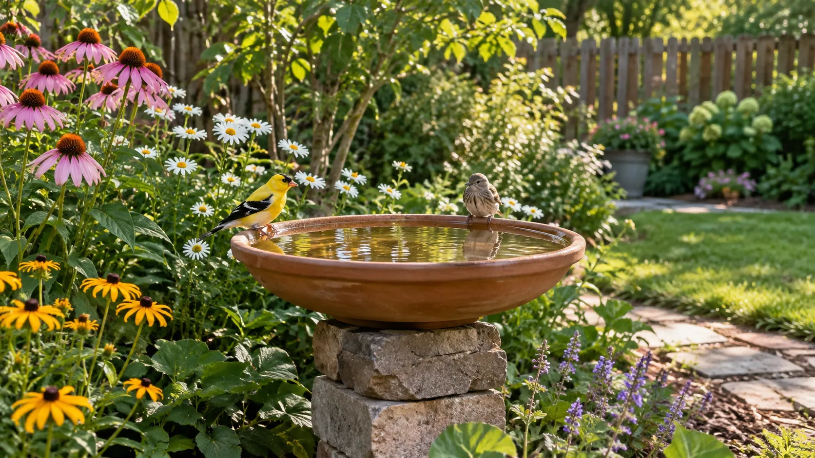 0 DIY Bird Bath Ideas