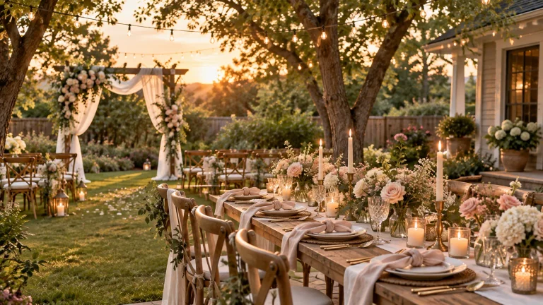 Backyard Wedding Decor Ideas