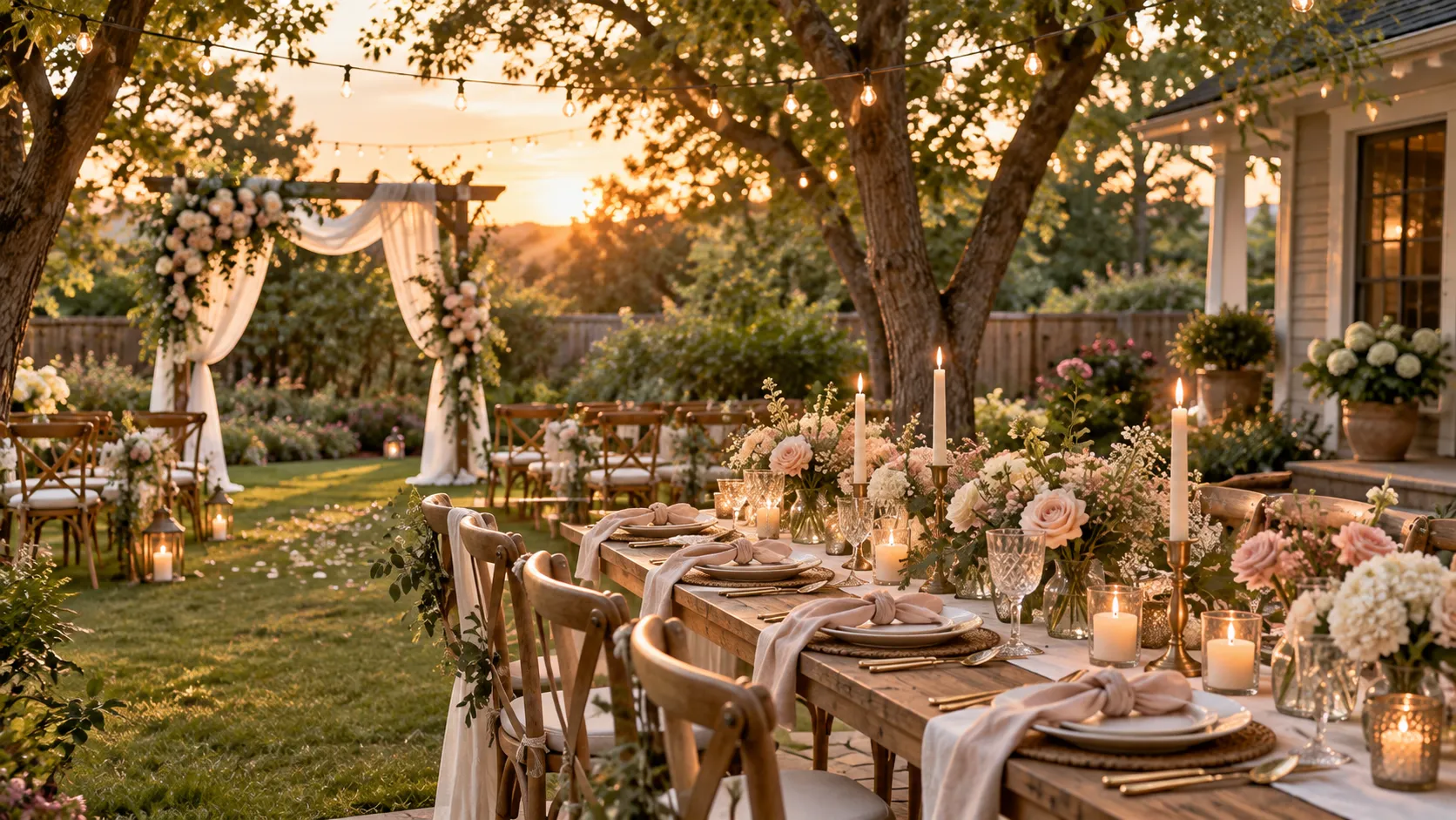 Backyard Wedding Decor Ideas