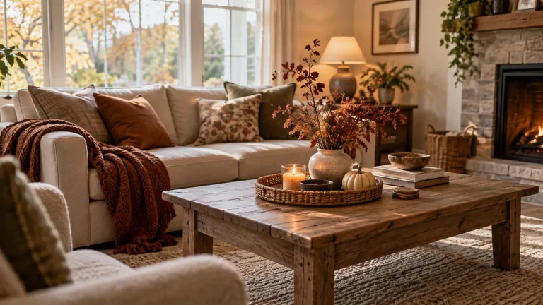 Fall Coffee Table Ideas for a Warm, Usable Living Room