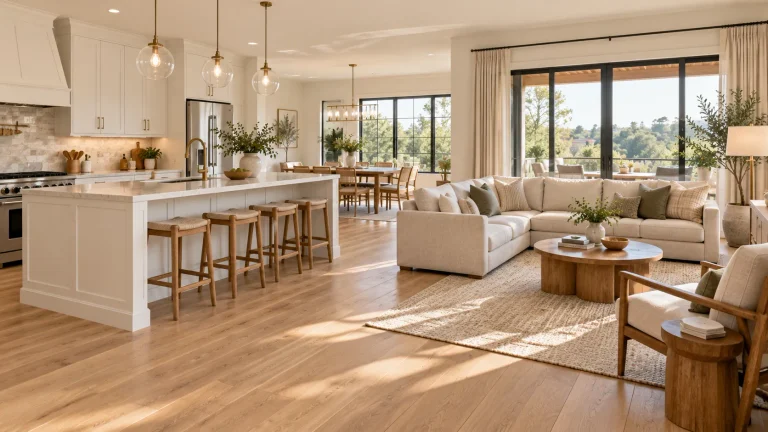 Open Concept Kitchen Living Room