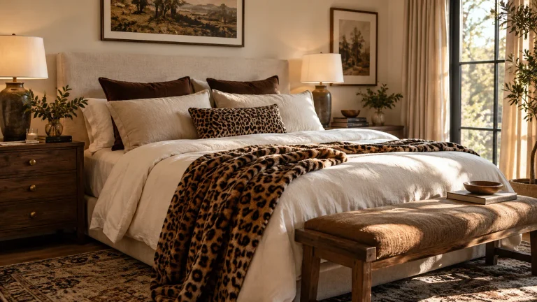 Leopard Print Bedroom