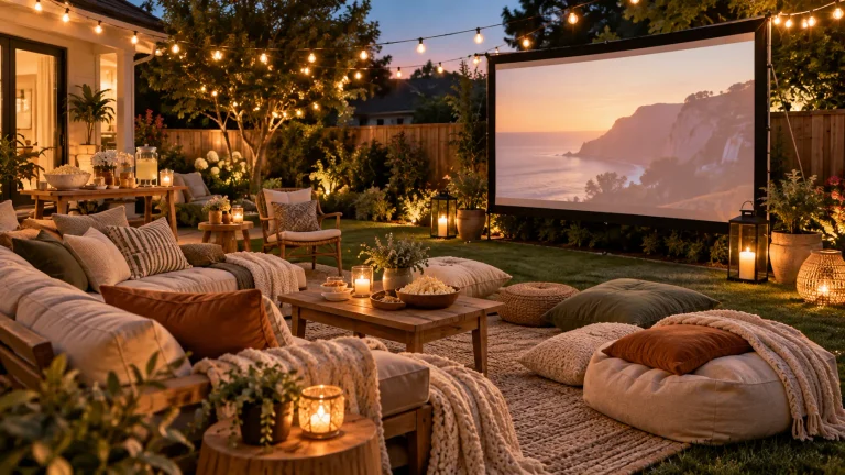 Backyard Movie Night