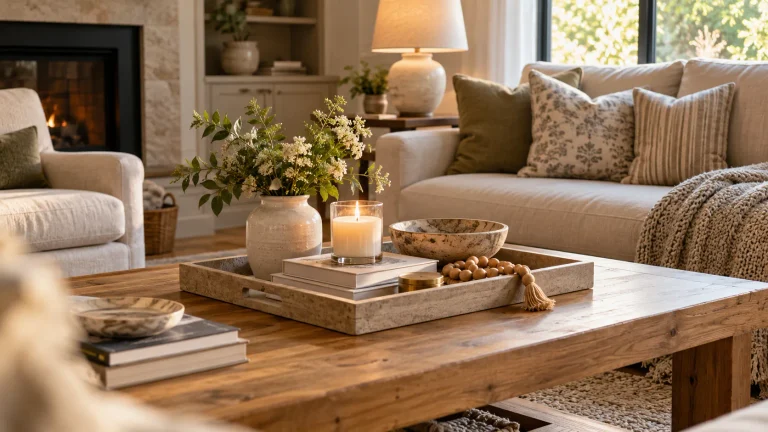 Coffee Table Tray Decor Ideas for a Welcoming Living Room