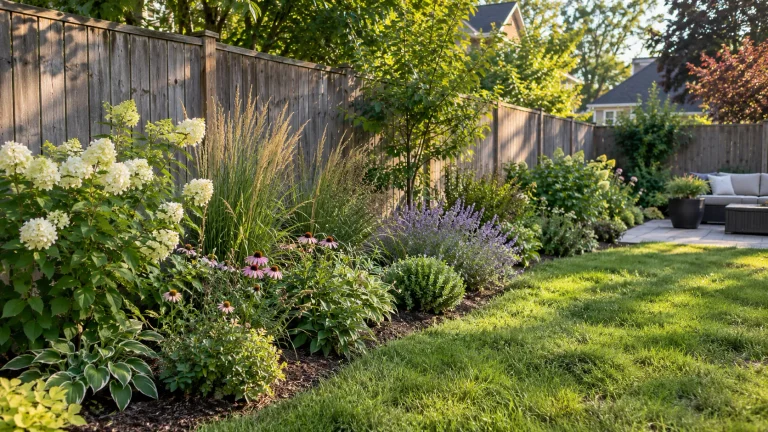 Landscaping Along Fence Ideas