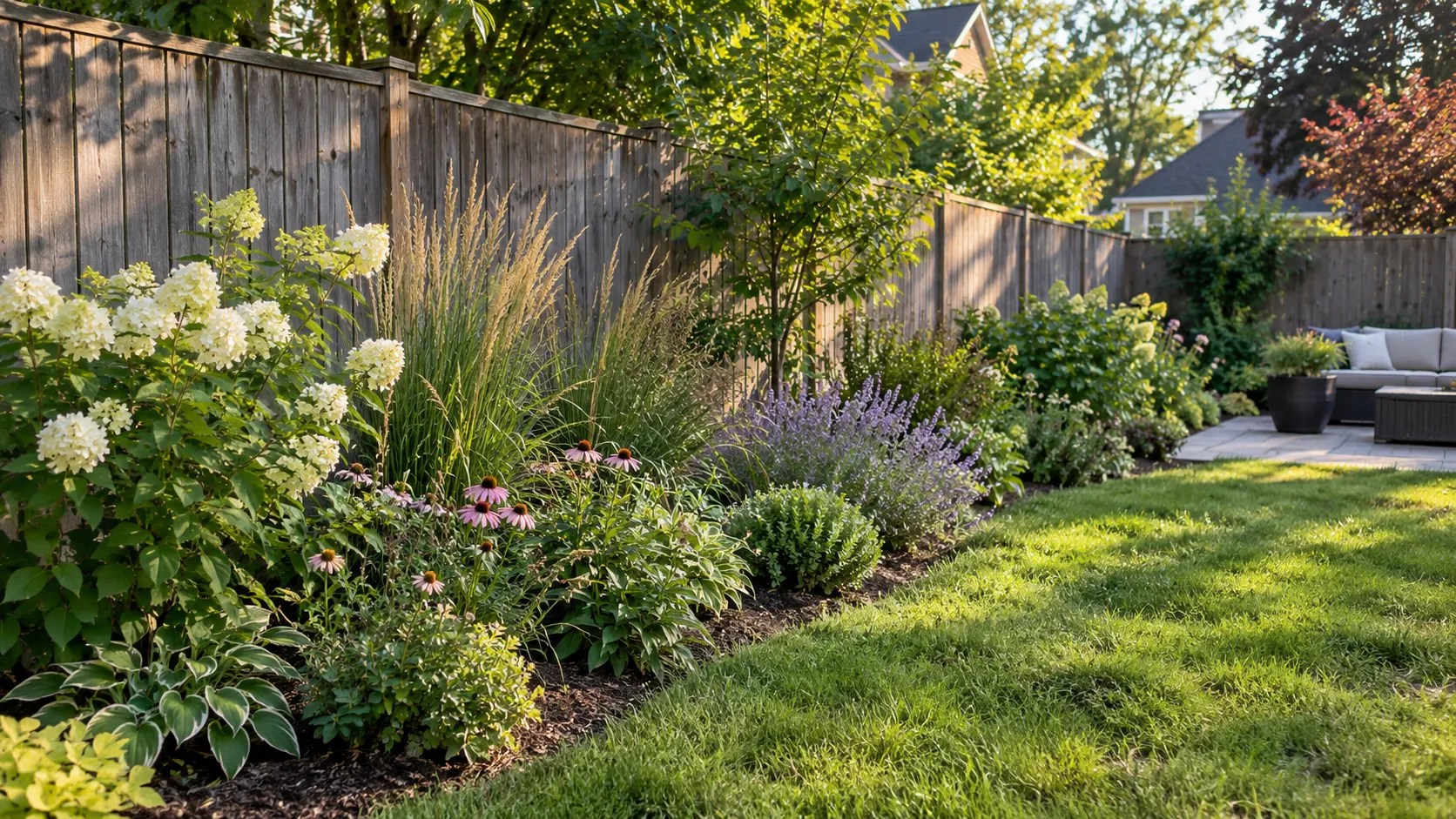 Landscaping Along Fence Ideas