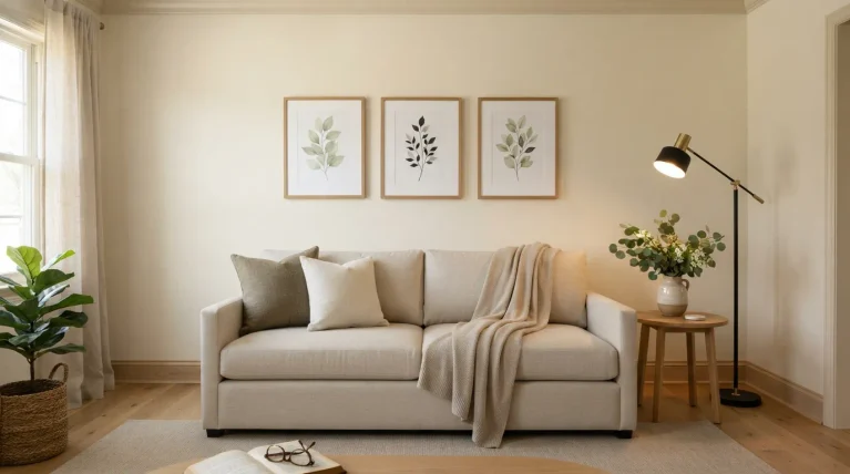 17 Above Couch Decor Ideas for a More Finished Living Room