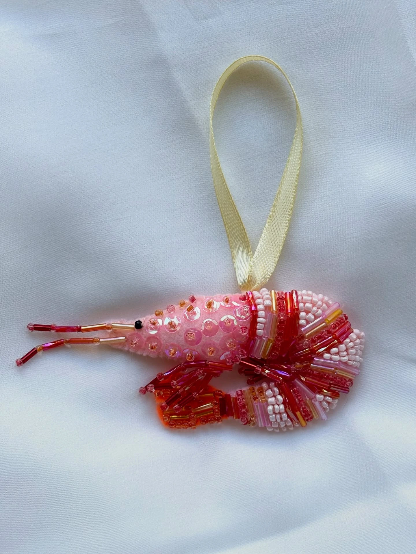 7- Add a Playful Beaded Shrimp