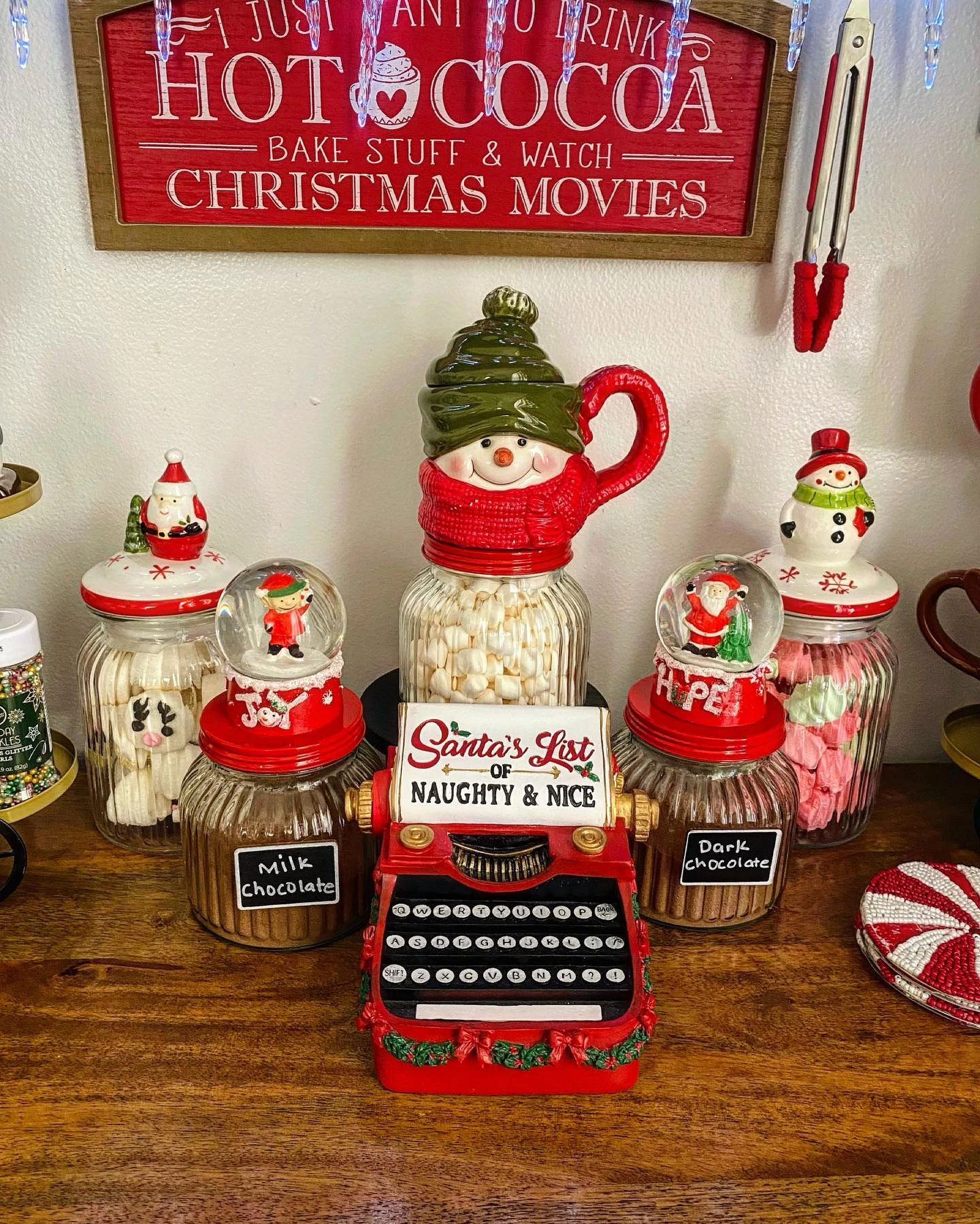 6- Add Cheerful Festive Jars