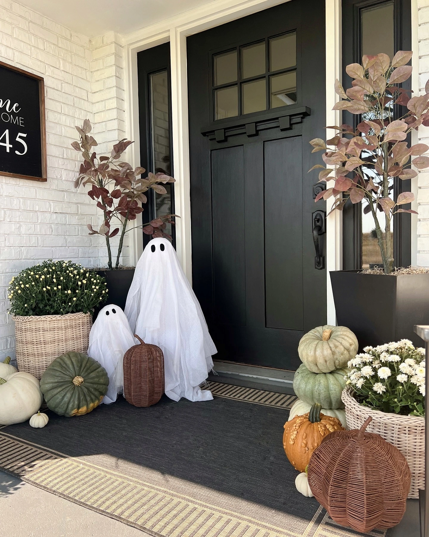 2- Add DIY Cheesecloth Ghosts