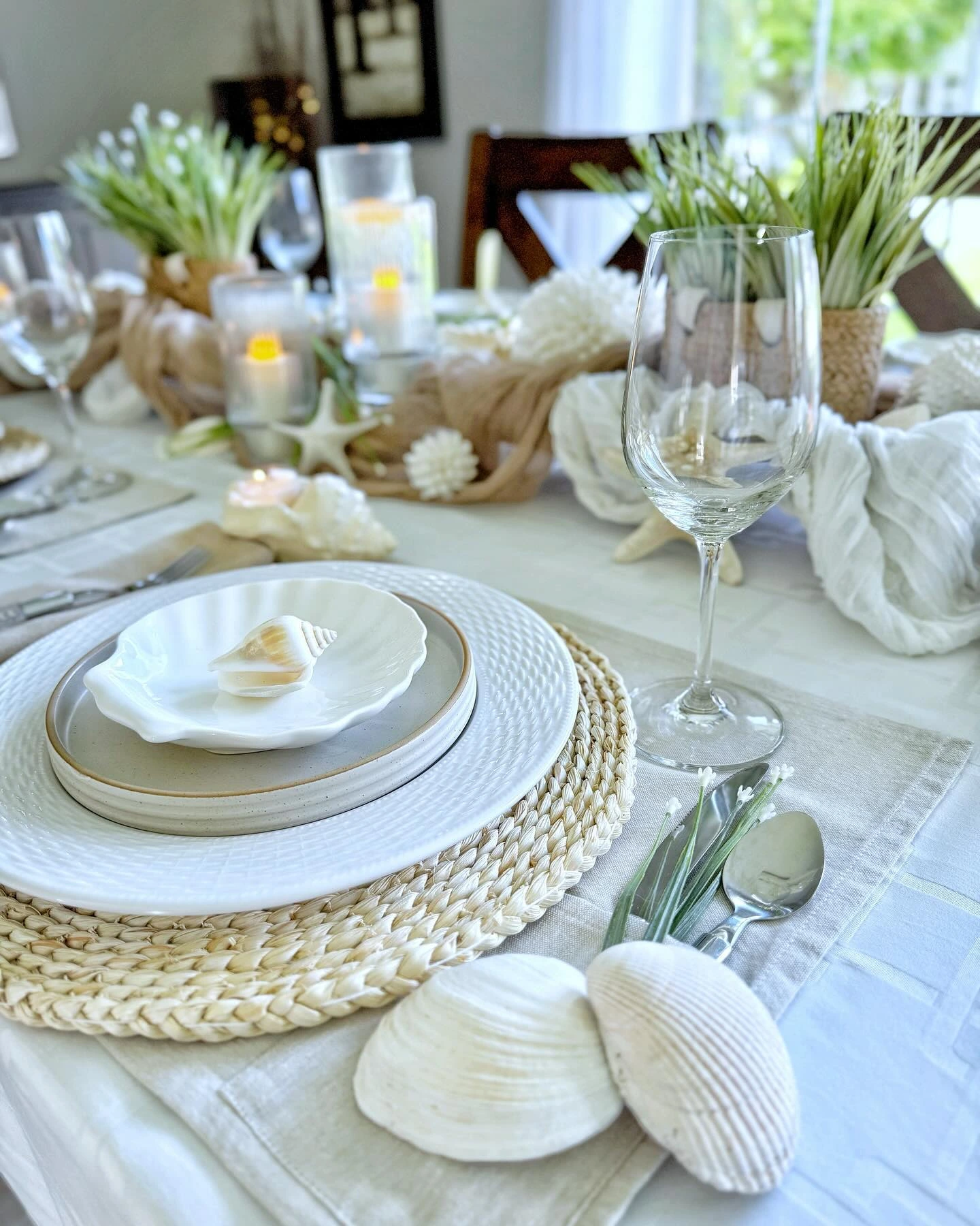 8- Add One Shell to Each Place Setting