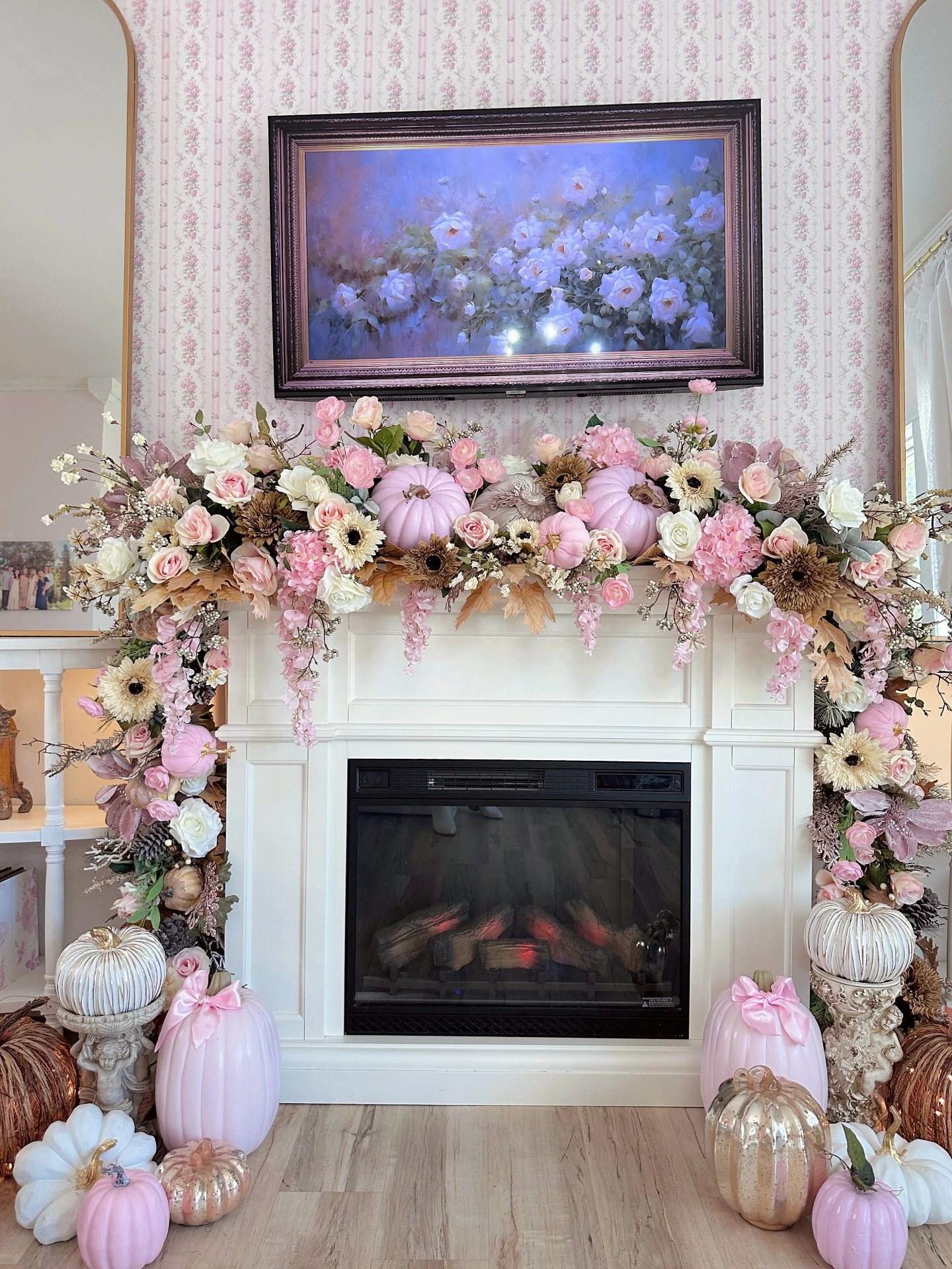 3- Add Romantic Red Candles and Greenery
