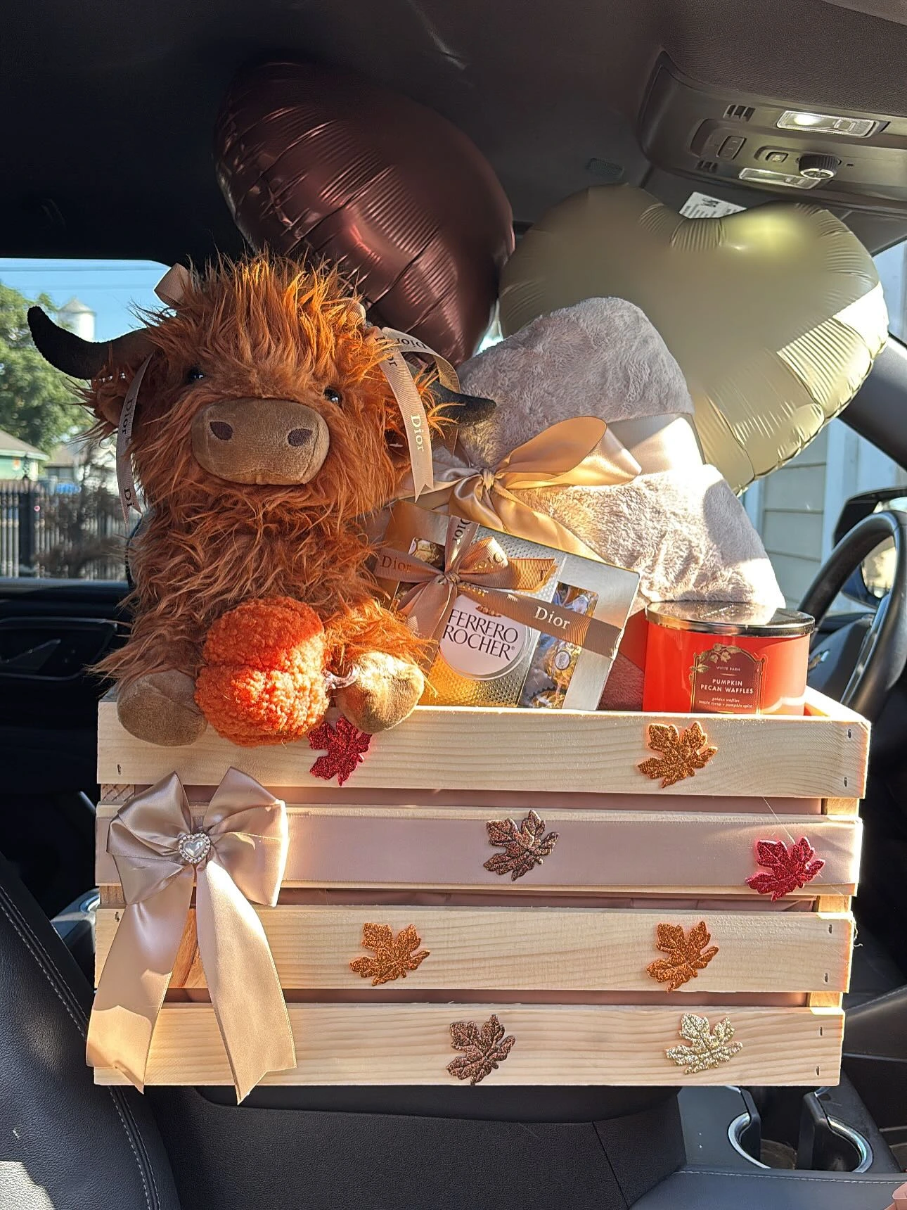 4- Arrange Gifts in a Wooden Crate