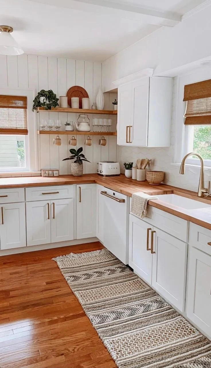 8- Bring In Richness With Cherry-Toned Wood