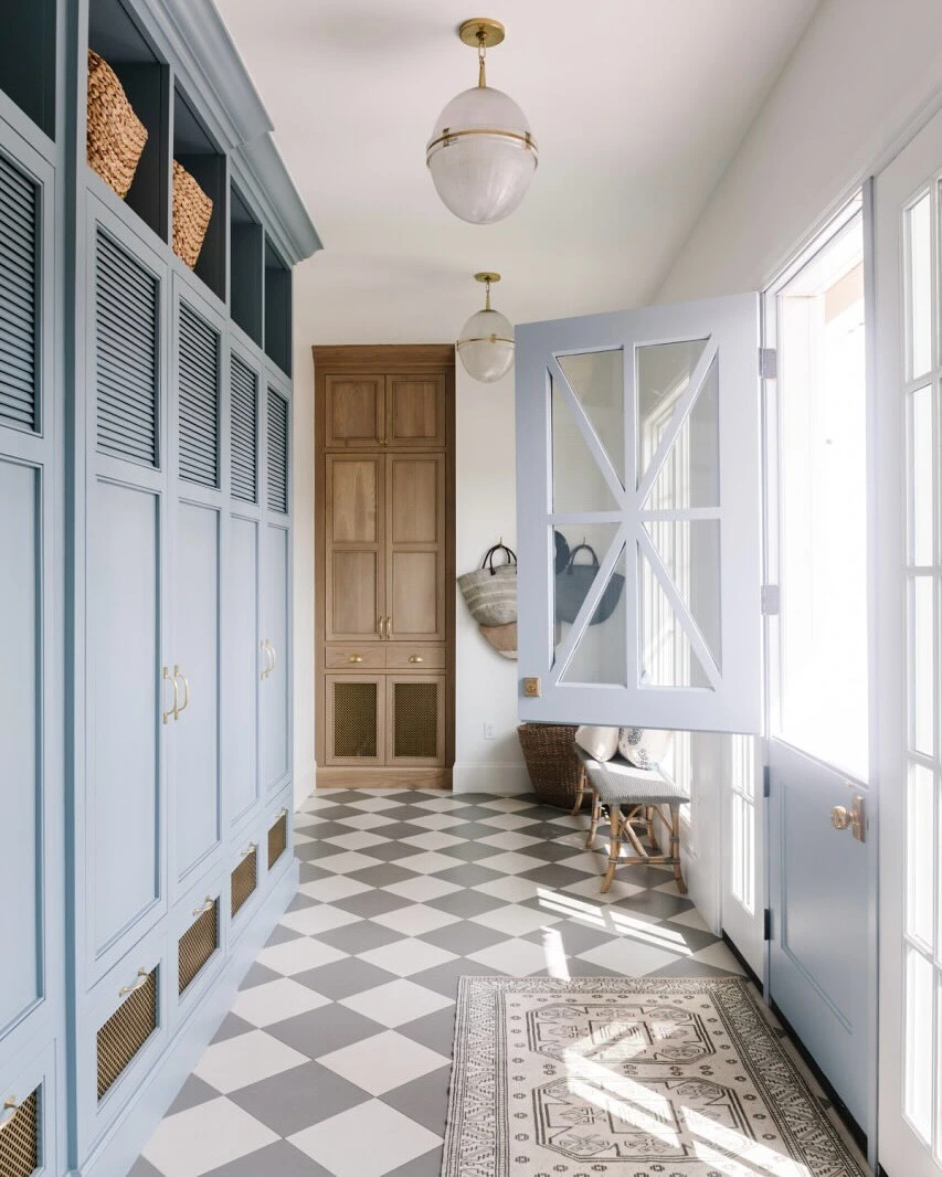 11- Bring in Soft Blue Cabinetry