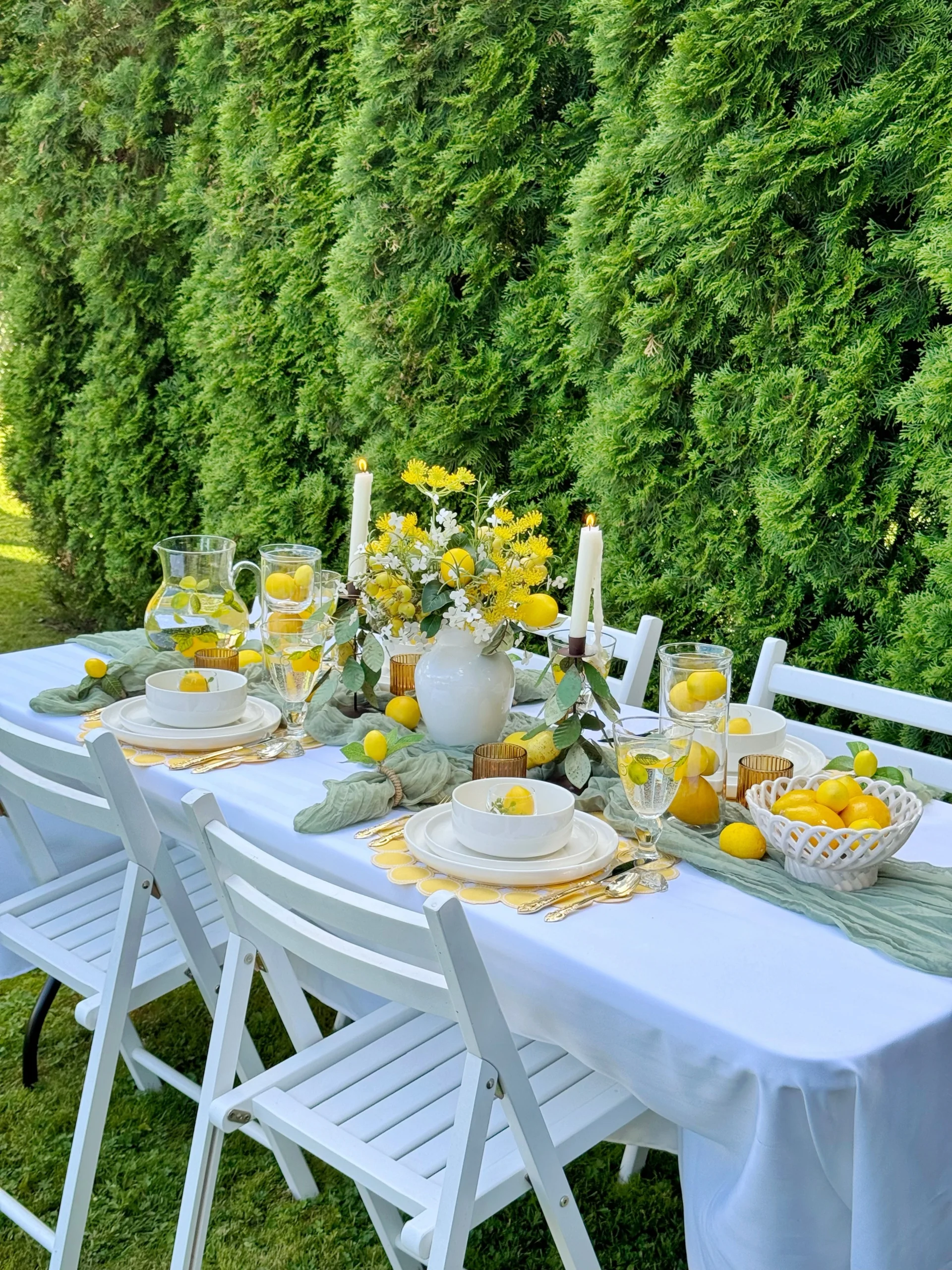 3- Bring Summer Color with Lemons
