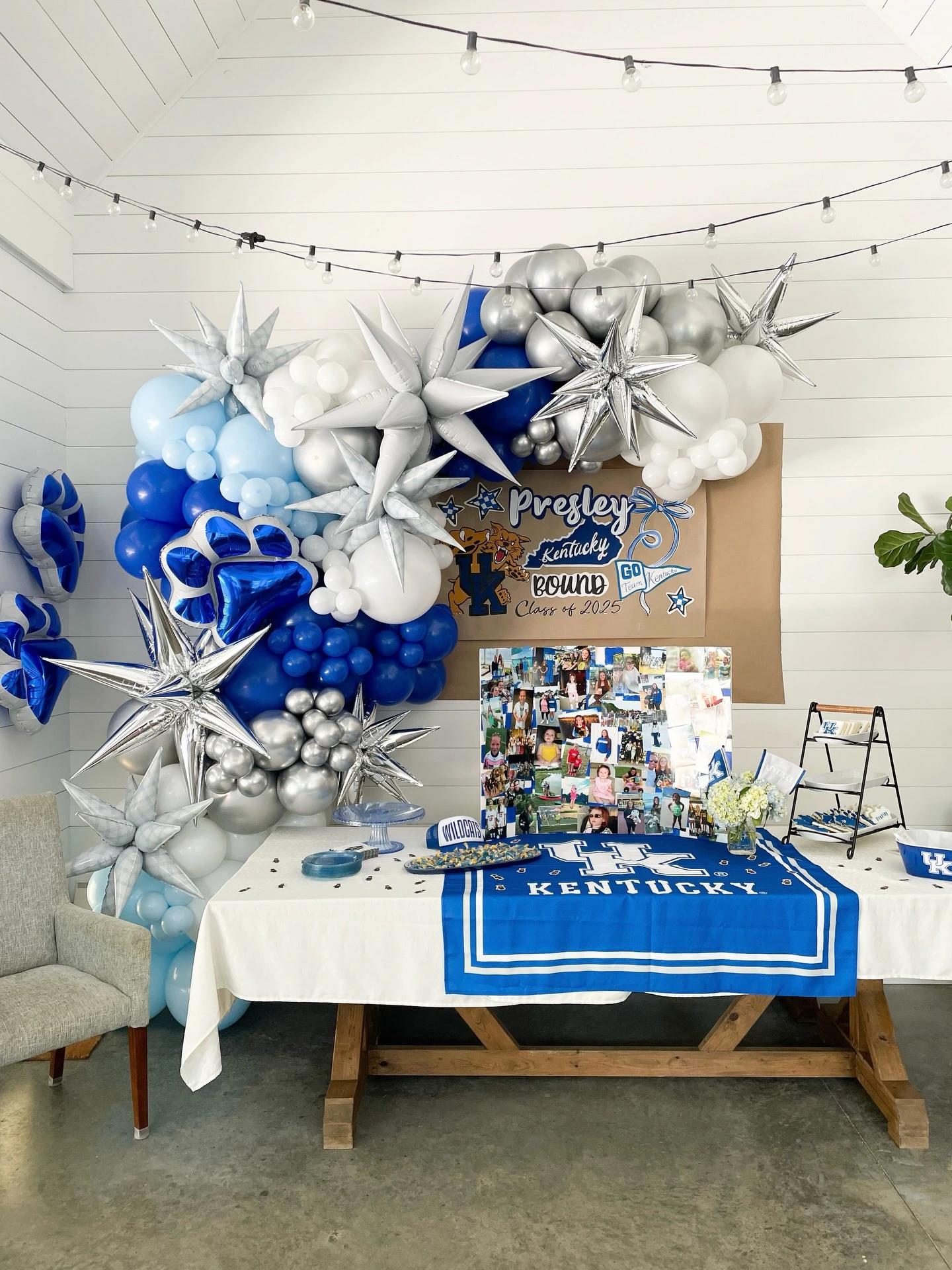 7- Build a Blue Photo Wall