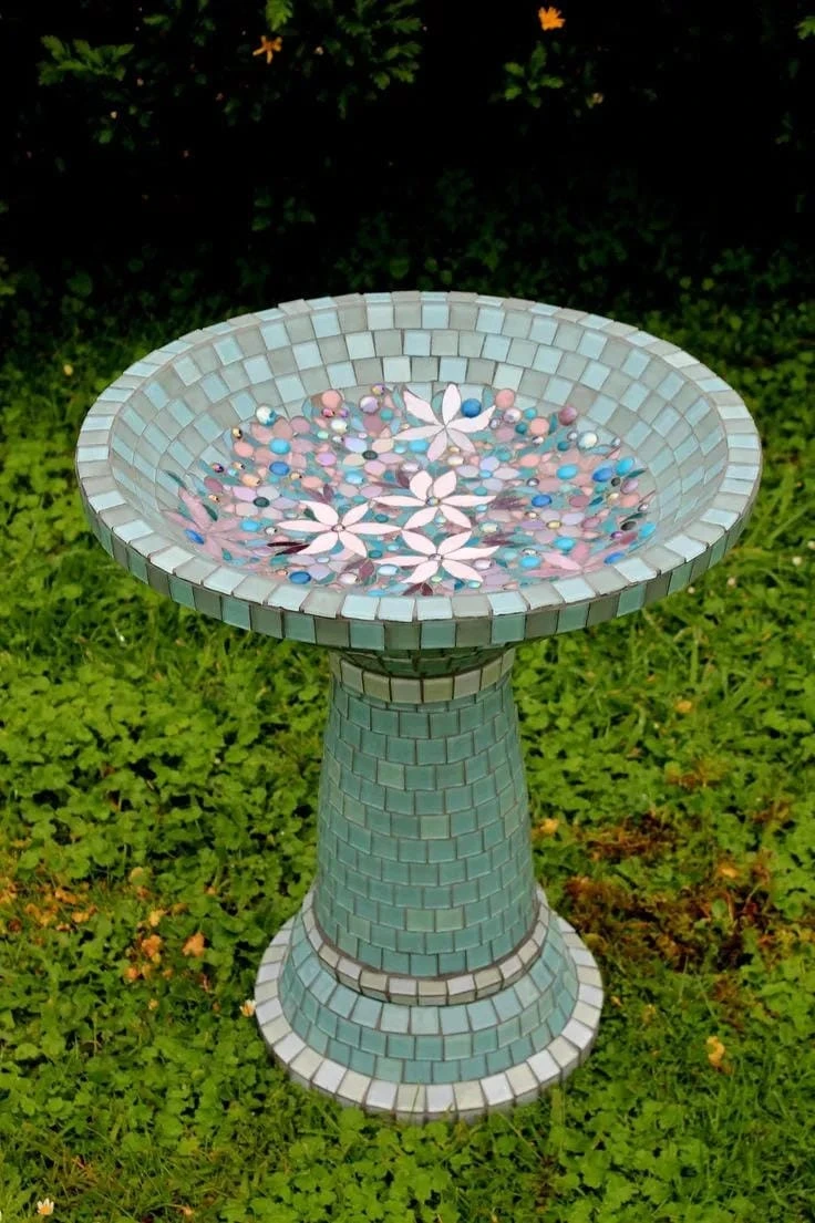 1- Build a Calm Mint Mosaic Pedestal