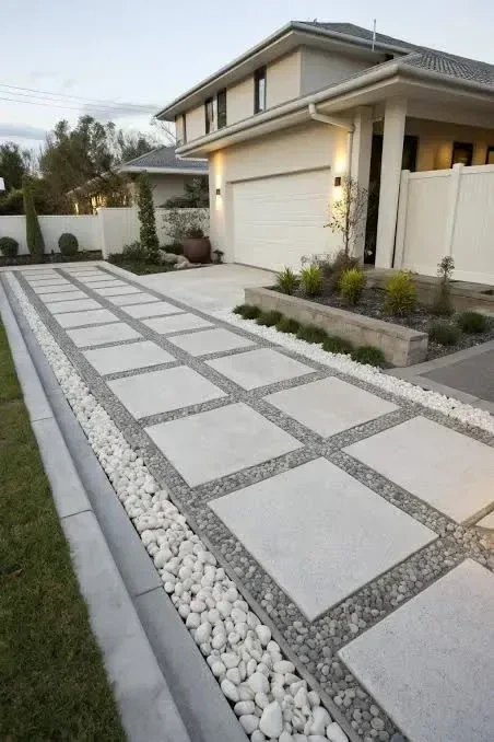 1- Build a Custom Grid Driveway