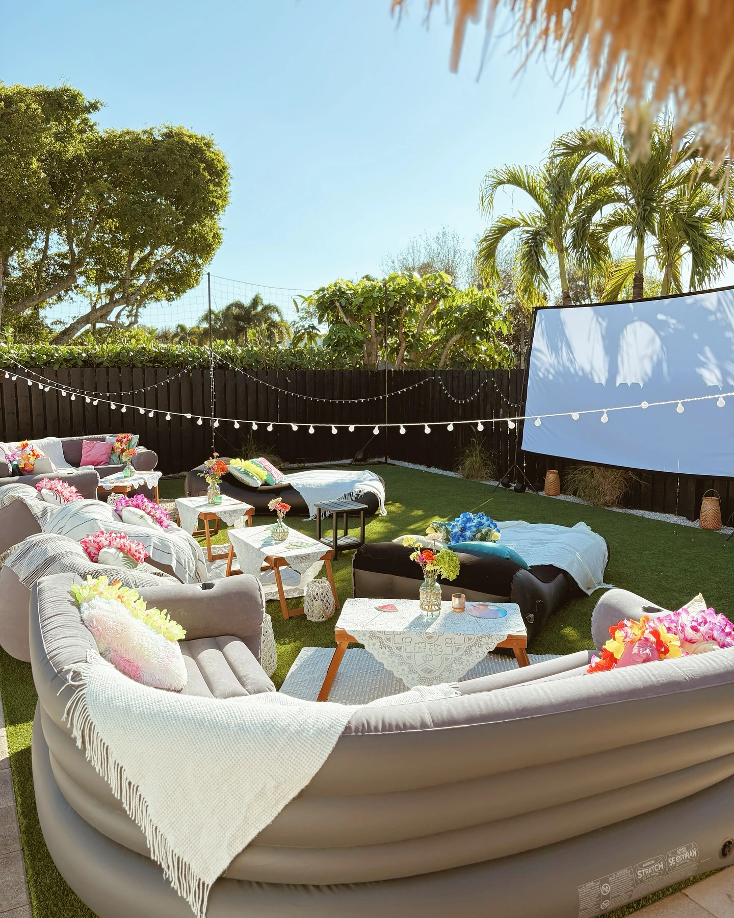 8- Build an Outdoor Living Room