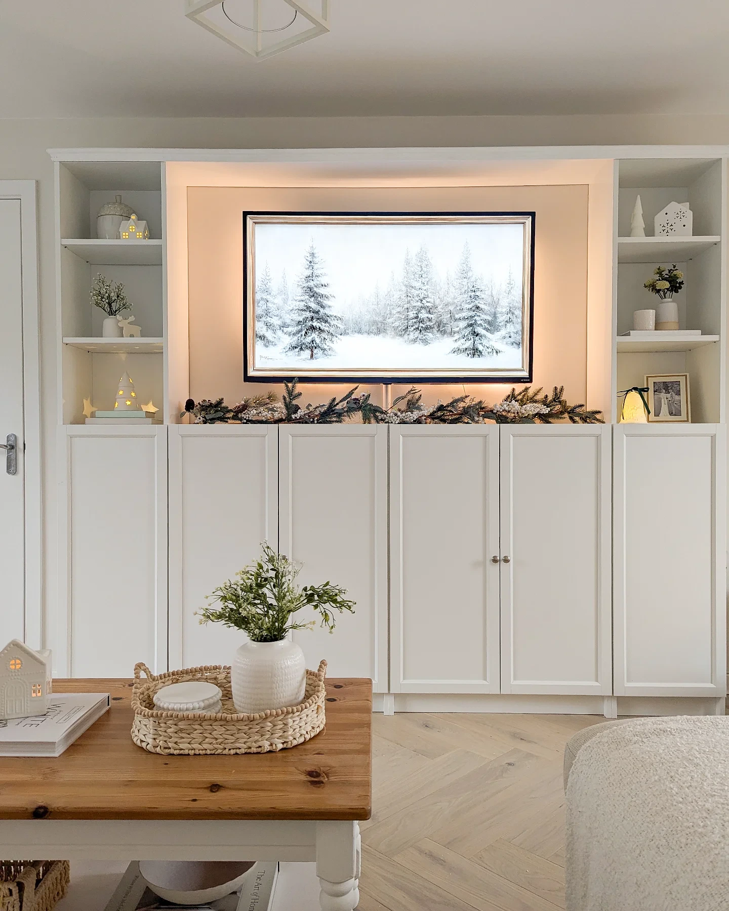 8- Build Storage Around the TV