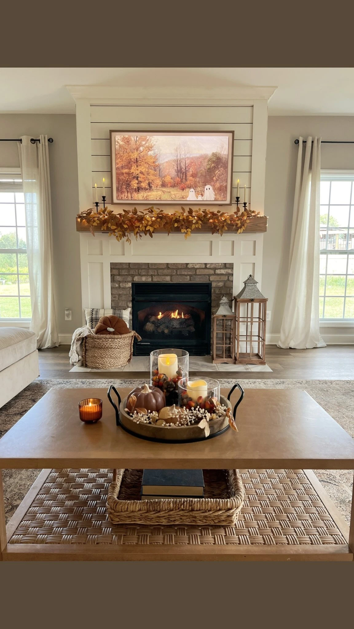 6- Coordinate the Fireplace and Coffee Table