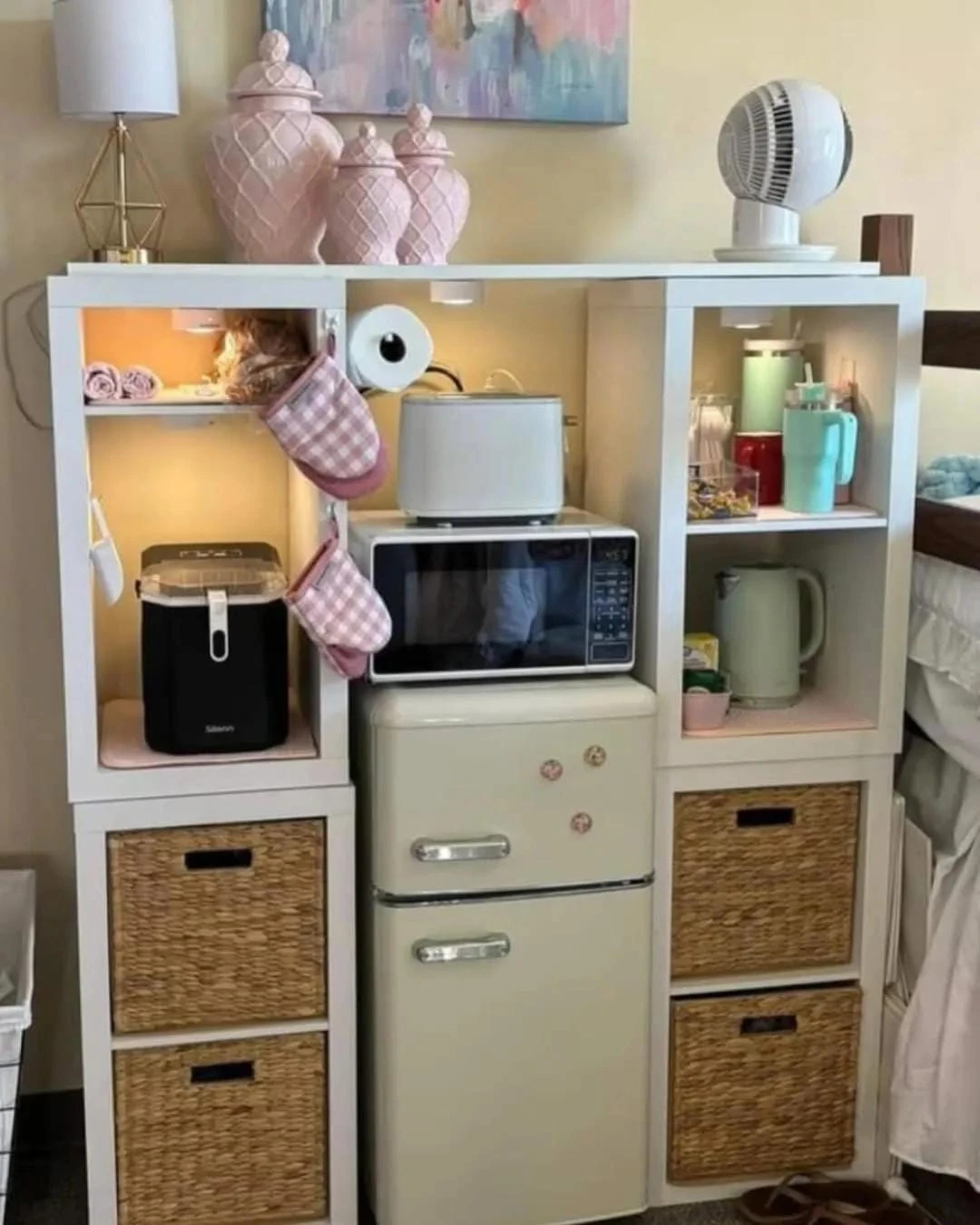 5- Create a Compact Kitchen Storage Wall