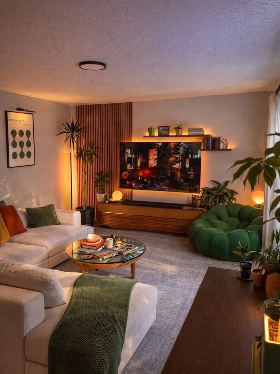 5- Create a Cozy Seasonal TV Area