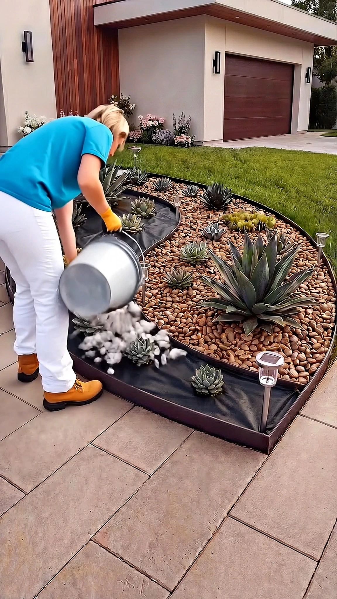 3- Create a Low-Maintenance Rock Garden